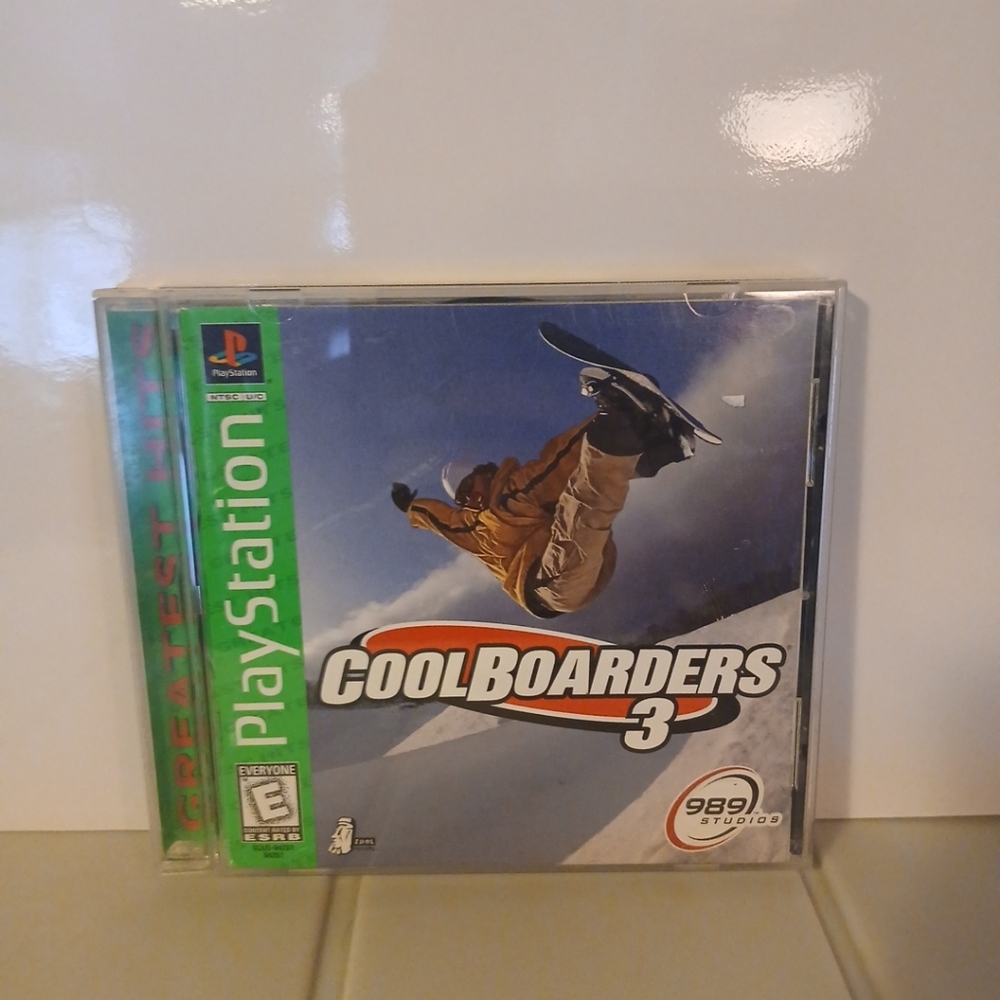 Cool Boarders 3 for Sony Playstation PS1 - Greatest Hits Label Edition